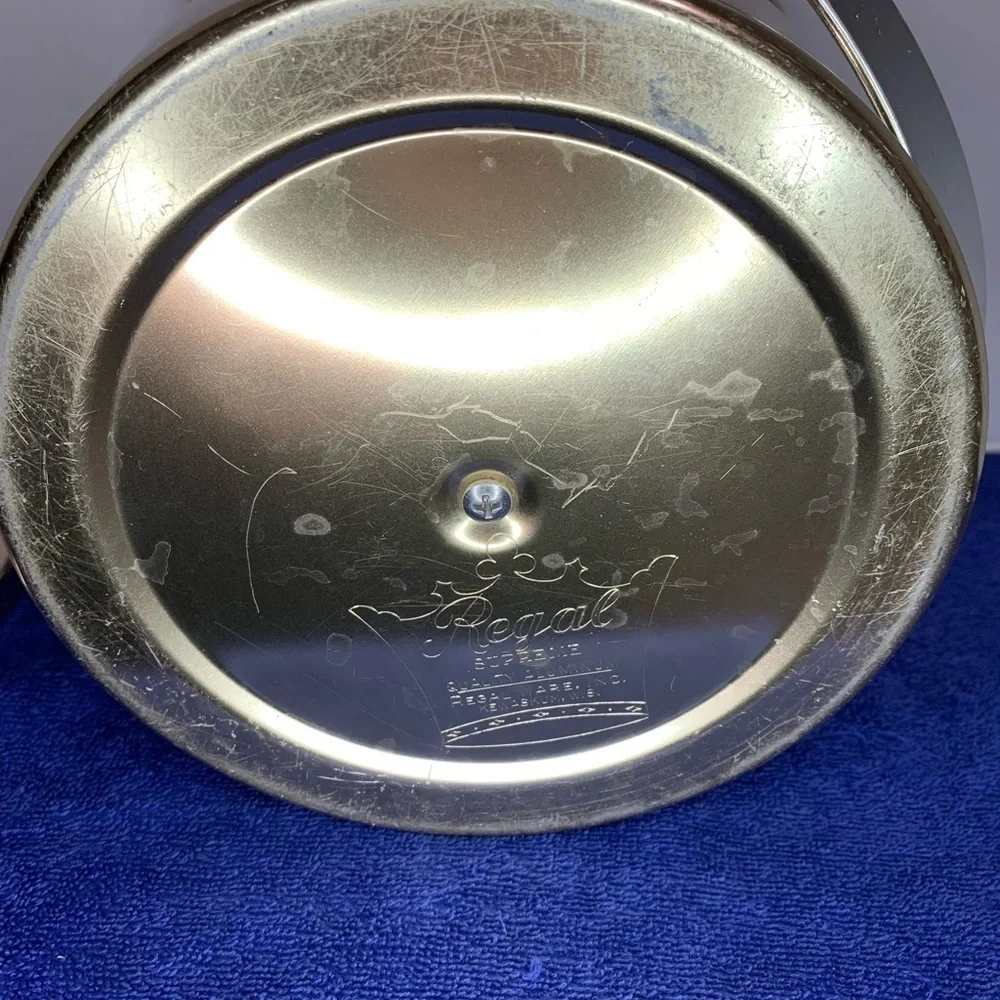 Vintage Regal Ware Supreme Quality Aluminum Ice Wine Bucket - Kewaskum Wisconsin